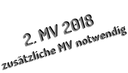 Einladung zur MV im November 2018